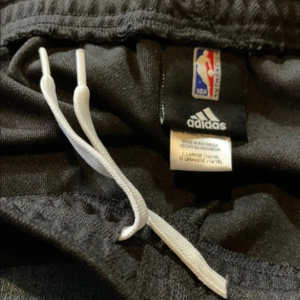 Adidas NBA Brooklyn Nets Track Pants Boys Large - Picture 14 of 16